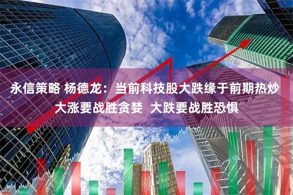 永信策略 杨德龙：当前科技股大跌缘于前期热炒 大涨要战胜贪婪  大跌要战胜恐惧